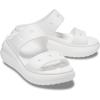 Crocs Unisex Adult Classic Crush Sandals(White)