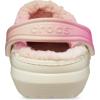 Crocs Unisex Adult Classic Lined Clog(Bone/Color Dip)