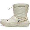 Crocs Unisex Adult Classic Lined Neo Puff Boots(Bone)