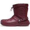 Crocs Unisex Adult Classic Lined Neo Puff Boots(Garnet)