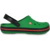 Crocs Unisex Adult Classic Seasonal Grpahic Clogs(Green Kelly Green Black)