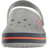 Crocs Unisex Adult Classic Seasonal Grpahic Clogs(Light Grey/Navy)