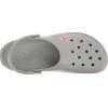 Crocs Unisex Adult Classic Seasonal Grpahic Clogs(Light Grey/Navy)