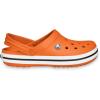Crocs Unisex Adult Classic Seasonal Grpahic Clogs(Orange White)
