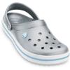 Crocs Unisex Adult Classic Seasonal Grpahic Clogs(Silver Light Blue)