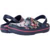 Crocs Unisex Adult Classic Seasonal Grpahic Clogs(Tropical Floral Navy)