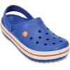 Crocs Unisex Adult Classic Seasonal Grpahic Clogs(Varcity Blue Orange)