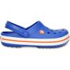 Crocs Unisex Adult Classic Seasonal Grpahic Clogs(Varcity Blue Orange)