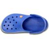 Crocs Unisex Adult Classic Seasonal Grpahic Clogs(Varcity Blue Orange)
