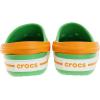 Crocs Unisex Adult Crocband Clogs(Grass Green White Blazing Orange)