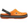 Crocs Unisex Adult Crocband Clogs(Orange Blazing Orange Slate Grey 000)