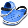 Crocs Unisex Adult Crocband Clogs(Varsity Blue Black)
