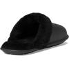 Crocs Unisex-Adult Classic Fuzz Scuff Slippers(Black)