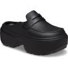 Crocs Unisex-Adult Stomp Loafers(Black/Black)