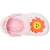 Crocs Unisex-Child Classic Lined Clogs (Toddler)(Pink Milk/Daisy)