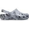 Crocs Women’s Classic Marbled Tie-dye Clogs(Light Grey/Multi)