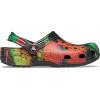 Crocs Women’s Classic Solar Rainbow Clogs(Multi/Black)