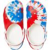 Crocs Women’s Classic Solar Rainbow Clogs(Multi/White)