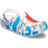 Crocs Women’s Classic Solar Rainbow Clogs(Multi/White)