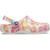 Crocs Women’s Classic Solar Rainbow Clogs(Orange Zing/Multi)