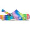 Crocs Women’s Classic Solar Rainbow Clogs(White/Multi Spray Dye)