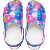 Crocs Women’s Classic Solar Rainbow Clogs(White/Pink)