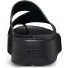 Crocs Women’s Getaway Toe Loop Platform Sandals(Black)