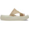 Crocs Women’s Getaway Toe Loop Platform Sandals(Stucco)