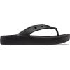 Crocs Women’s Platform Flip Flop Sandal(Black)