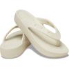 Crocs Women’s Platform Flip Flop Sandal(Bone)