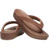 Crocs Women’s Platform Flip Flop Sandal(Diamonte Bronze)