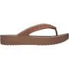Crocs Women’s Platform Flip Flop Sandal(Diamonte Bronze)