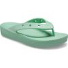 Crocs Women’s Platform Flip Flop Sandal(Jade Stone)