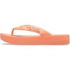 Crocs Women’s Platform Flip Flop Sandal(Papaya)