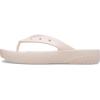 Crocs Women’s Platform Flip Flop Sandal(Quartz)