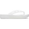 Crocs Women’s Platform Flip Flop Sandal(White)