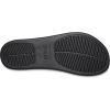 Crocs womens Brooklyn Platform Flip Flops(Black)