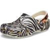 Crocs Unisex Adult Classic Animal Print Clogs(Bone/Multi Animal Remix)