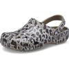 Crocs Unisex Adult Classic Animal Print Clogs(Khaki/Leopard)
