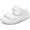 Crocs Unisex Adult Classic Crush Sandals(White)