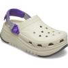 Crocs Unisex Adult Classic Hiker Escape Clogs(Bone/Neon Purple)