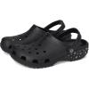 Crocs Unisex-Adult Classic Studded Clog(Black)