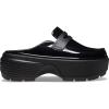 Crocs Unisex-Adult Stomp Loafers(High Shine Black)