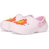 Crocs Unisex-Child Classic Lined Clogs (Toddler)(Pink Milk/Daisy)