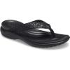 Crocs Women’s Capri V Diamante Flip(Black Glitter)