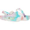 Crocs Women’s Classic Marbled Tie-dye Clogs(Fresco/Multi 1)