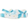 Crocs Women’s Classic Solar Rainbow Clogs(Digital Aqua)