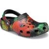 Crocs Women’s Classic Solar Rainbow Clogs(Multi/Black)