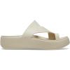 Crocs Women’s Getaway Toe Loop Platform Sandals(Sandstone)