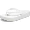 Crocs Women’s Platform Flip Flop Sandal(White)